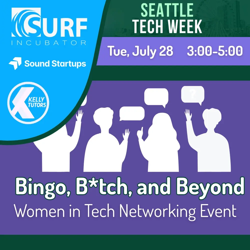 Bingo, B*tch, and Beyond: Women in Tech Networking Event | Kelly Tutors x SURF Incubator x Sound Startups