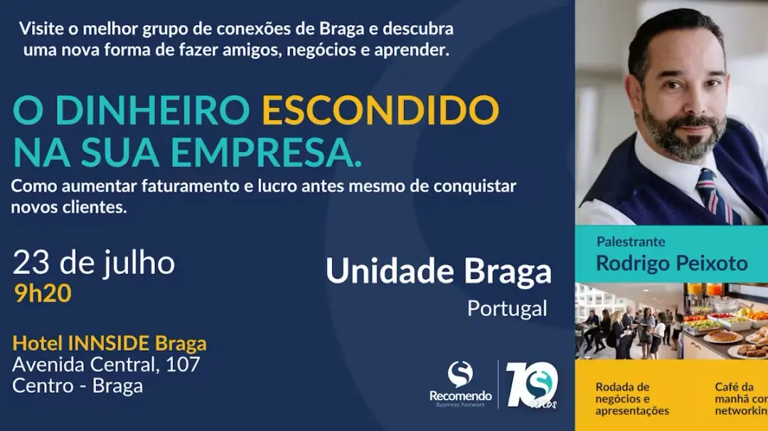 Recomendo Braga - Onde amizades, parcerias e negócios acontecem.