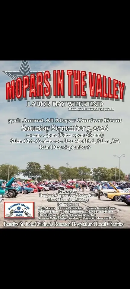 39th Annual Mopars In The Valley