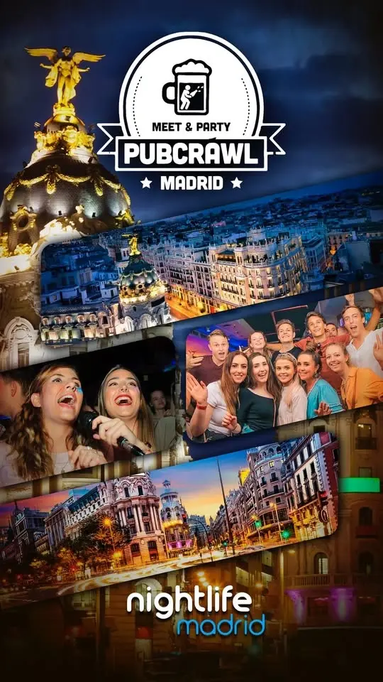 Meet & Party: Friday Night Pubcrawl – Party Through the Heart of Madrid!