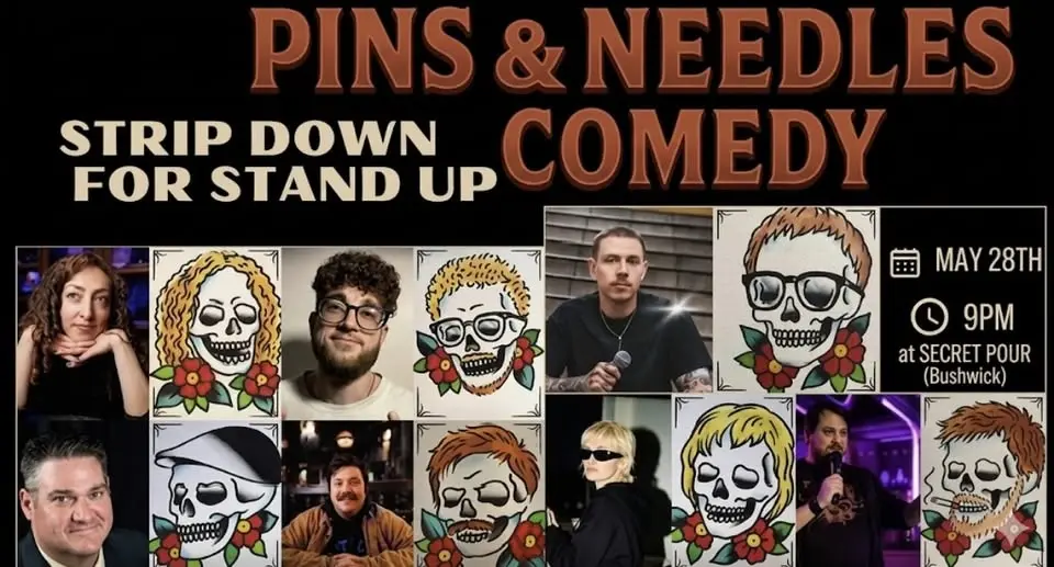 Pins & Needles Comedy Show + Flash Tattoos + Artist Pop-Up
