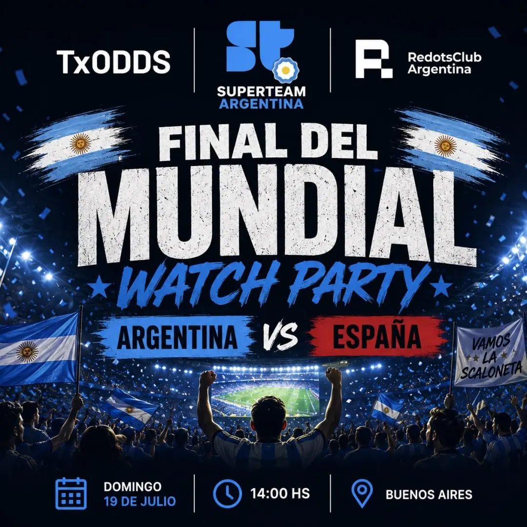 🇦🇷⚽ Final del Mundial 2026 | Watch Party de Superteam Argentina