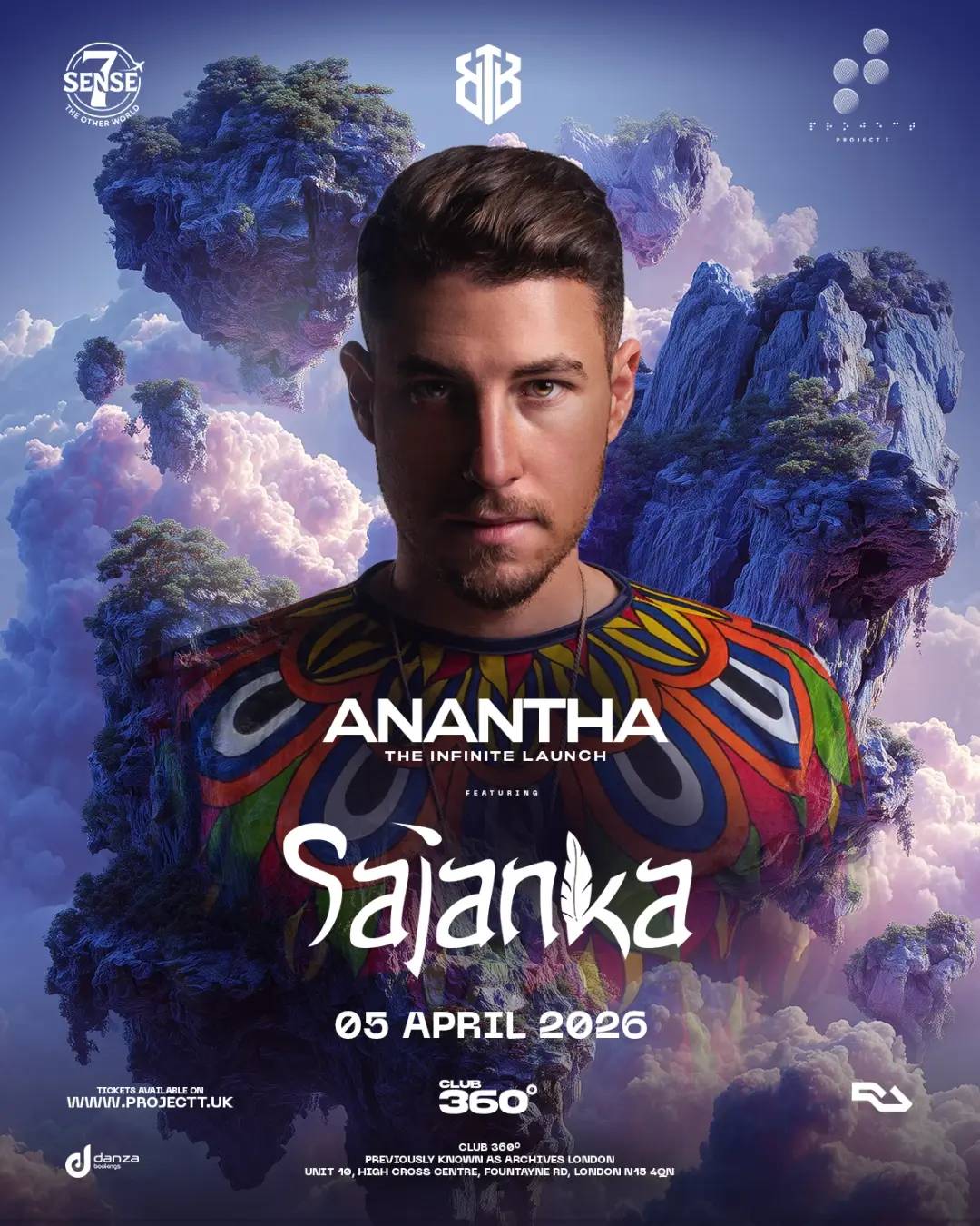 ANANTHA-THE INFINITE LAUNCH-Sajanka & Shanti People Live LONDON