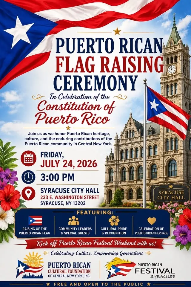 Puerto Rican Flag Raising Ceremony