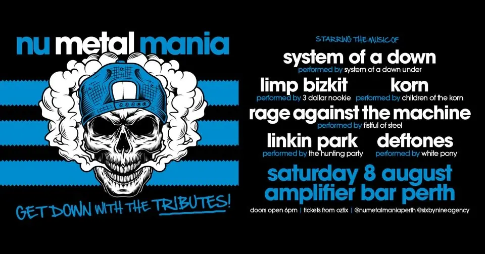 NU METAL MANIA | "Get down with the tributes!" | Amplifier Bar, Perth WA