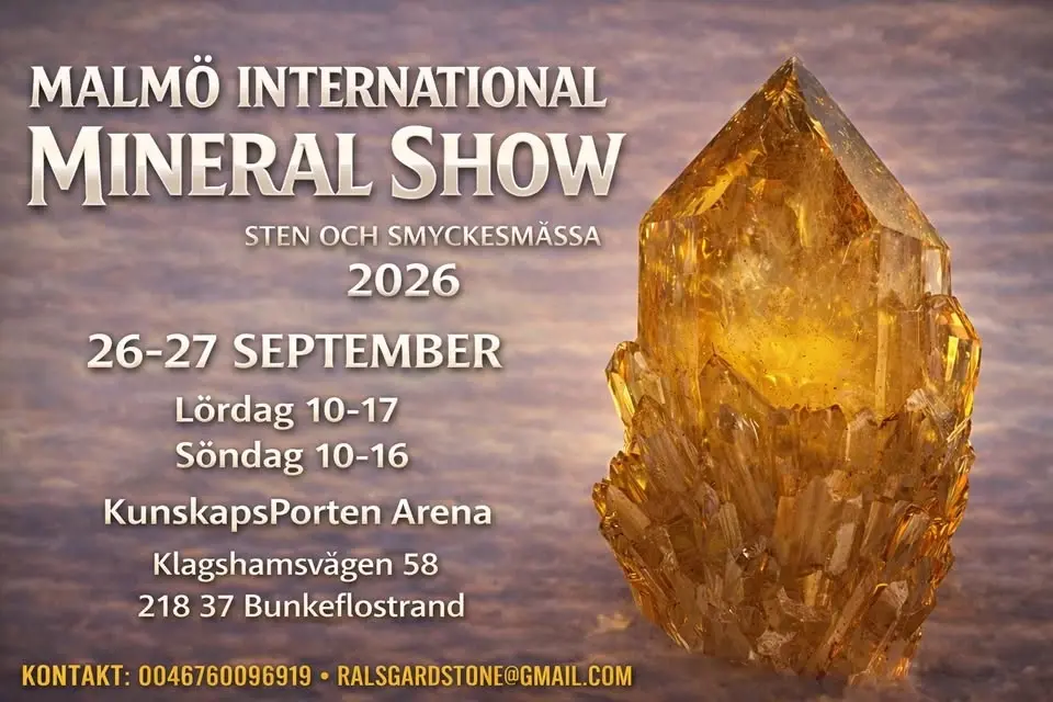 MALMÖ INTERNATIONAL MINERAL SHOW 2026
