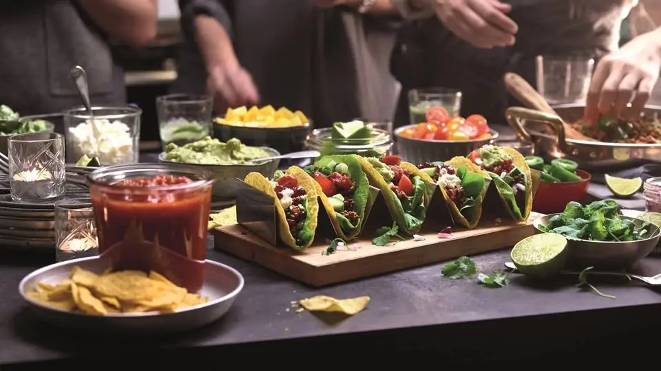 Tacofredag i restaurangen 