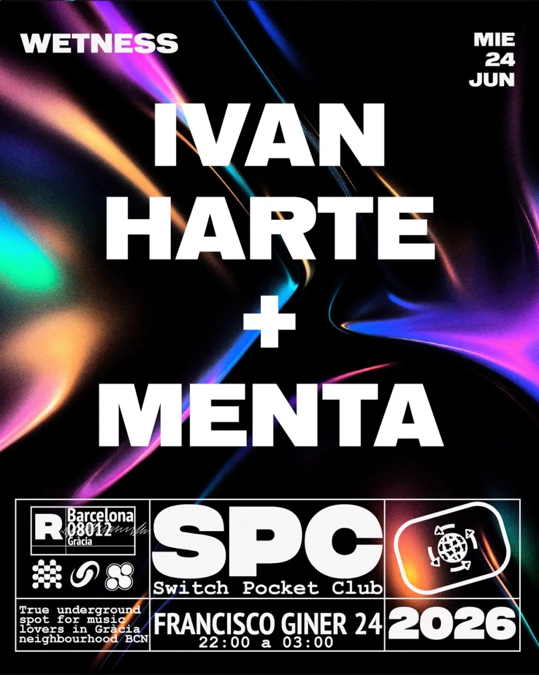 Wetness: Ivan Harte, MENTA