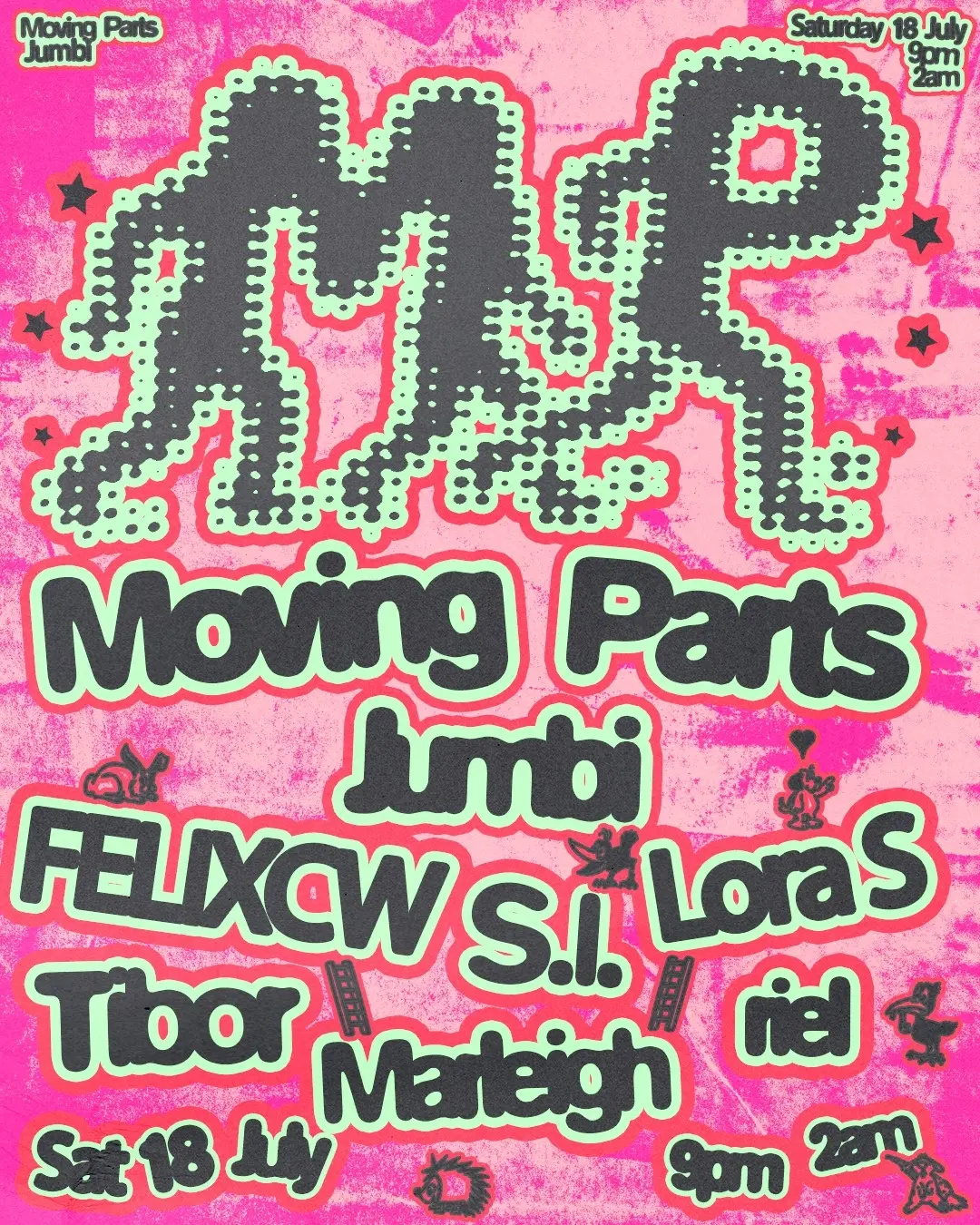 Moving Parts: Felix CW, LORA S, S.I + more