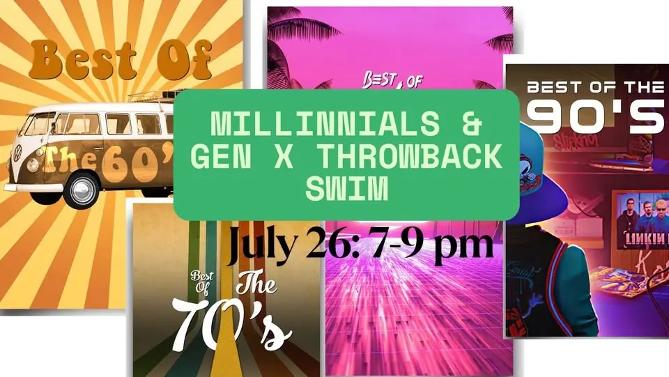 Millennials & Gen X Throwback Swim