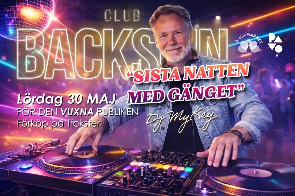 Club BACKSPIN MAJ - SISTA NATTEN MED GÄNGET 🌟