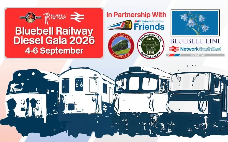 Bluebell Railway Diesel Gala 2026. 40 Years of Network South East