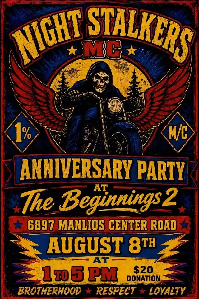 Night Stalkers MC Anniversary Party