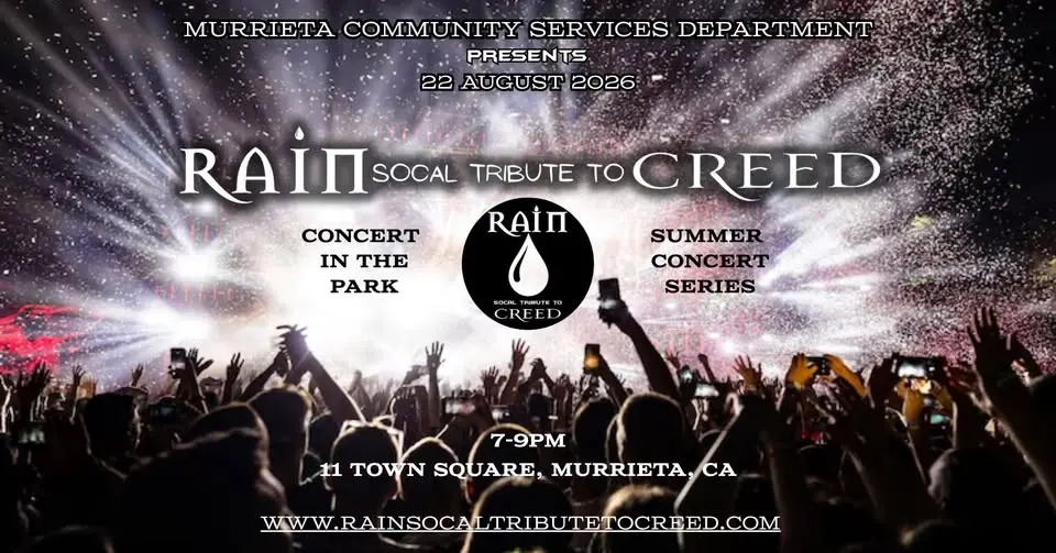 Rain - SoCal Tribute to Creed rocks the Murrieta Ampitheater