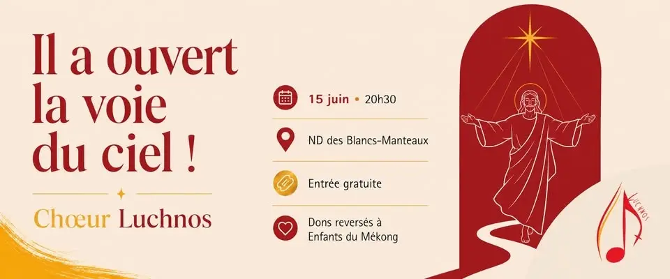 Concert Chœur Luchnos - Il a ouvert la voie du ciel !