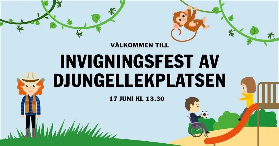Invigningsfest av Djungellekplatsen