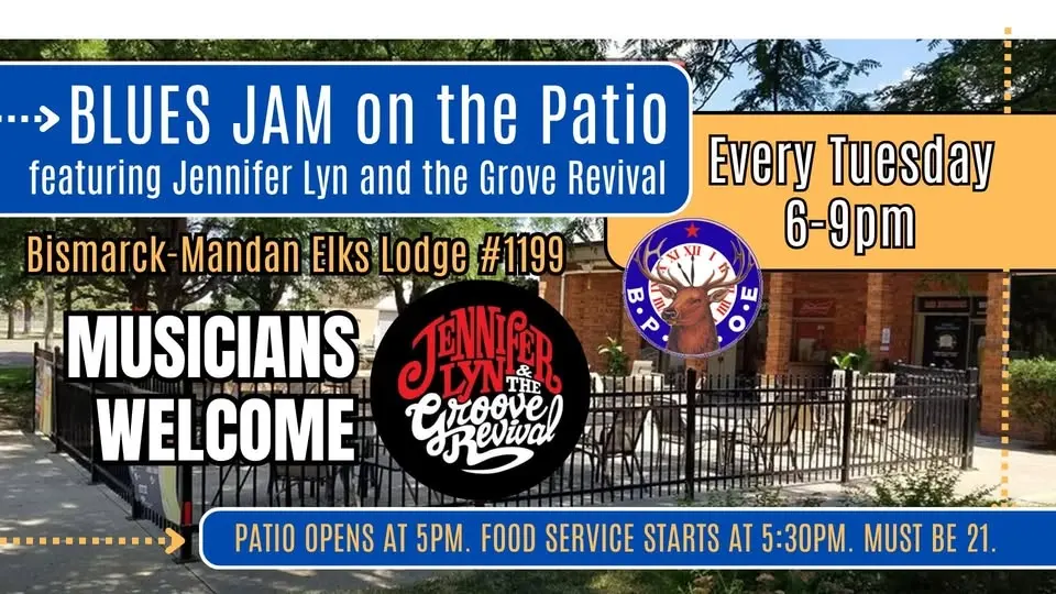 Blues Jam on the Elks Patio