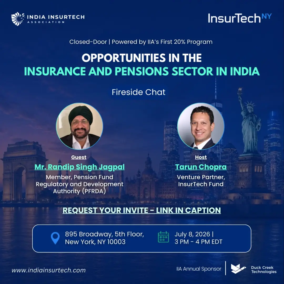 In-Person Executive Session in New York | 8 July 2026 | Opportunities in the Insurance and Pension Sector in India