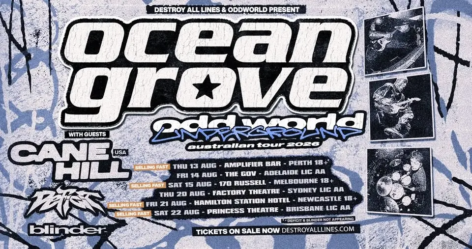 Ocean Grove 'Oddworld Underground' Tour w/ Cane Hill - Newcastle 18+