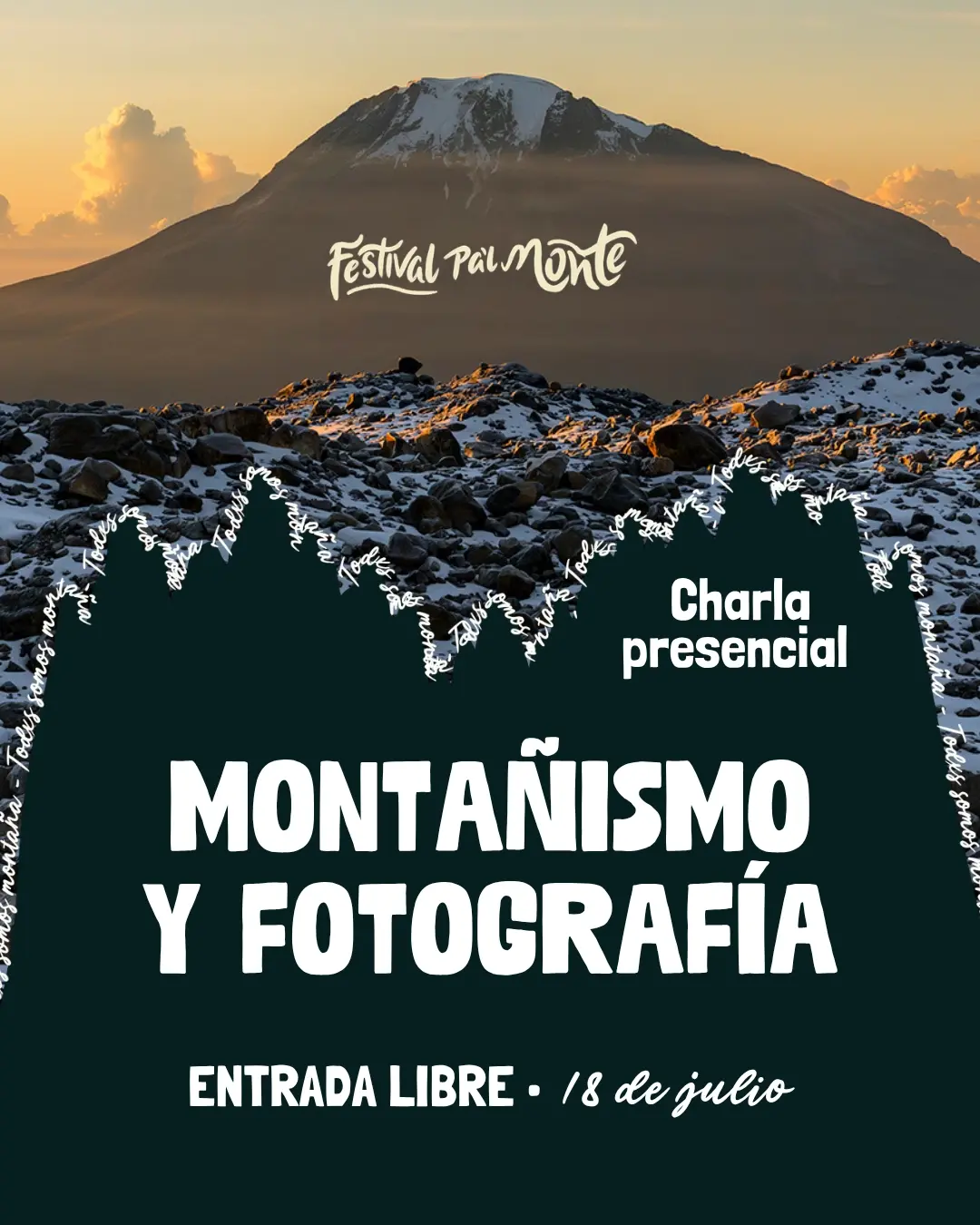 Charla Fotografía y Montañismo - Festival Pa'l Monte