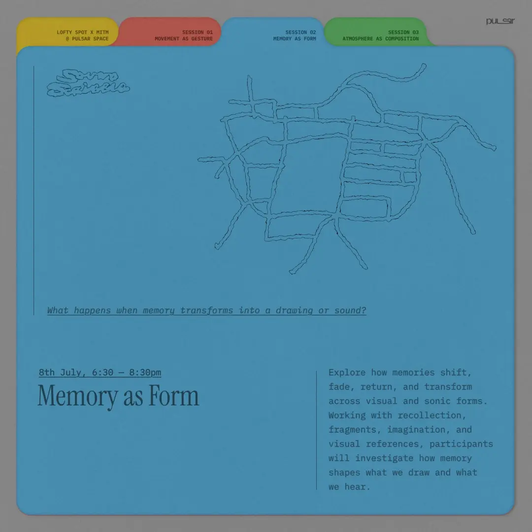 Sound Scribble w Lofty Spot: Memory as Form