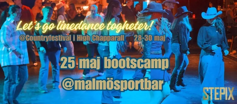 BootsCamp! Lär dig Linedance 25 maj