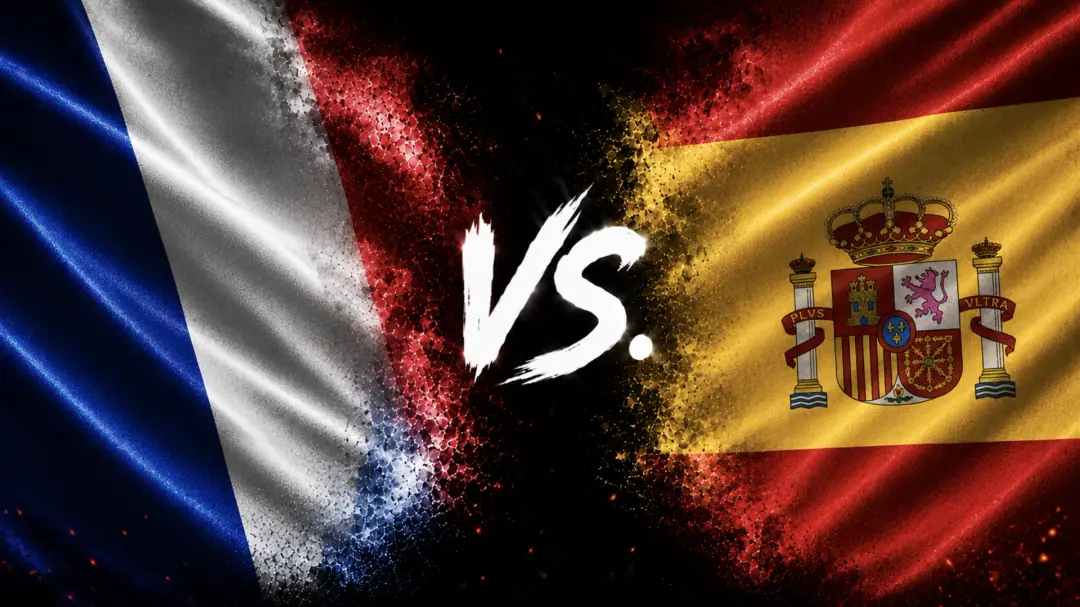 VM 2026 Frankrike - Spanien
