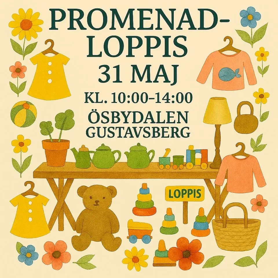 Promenadloppis i Ösbydalen