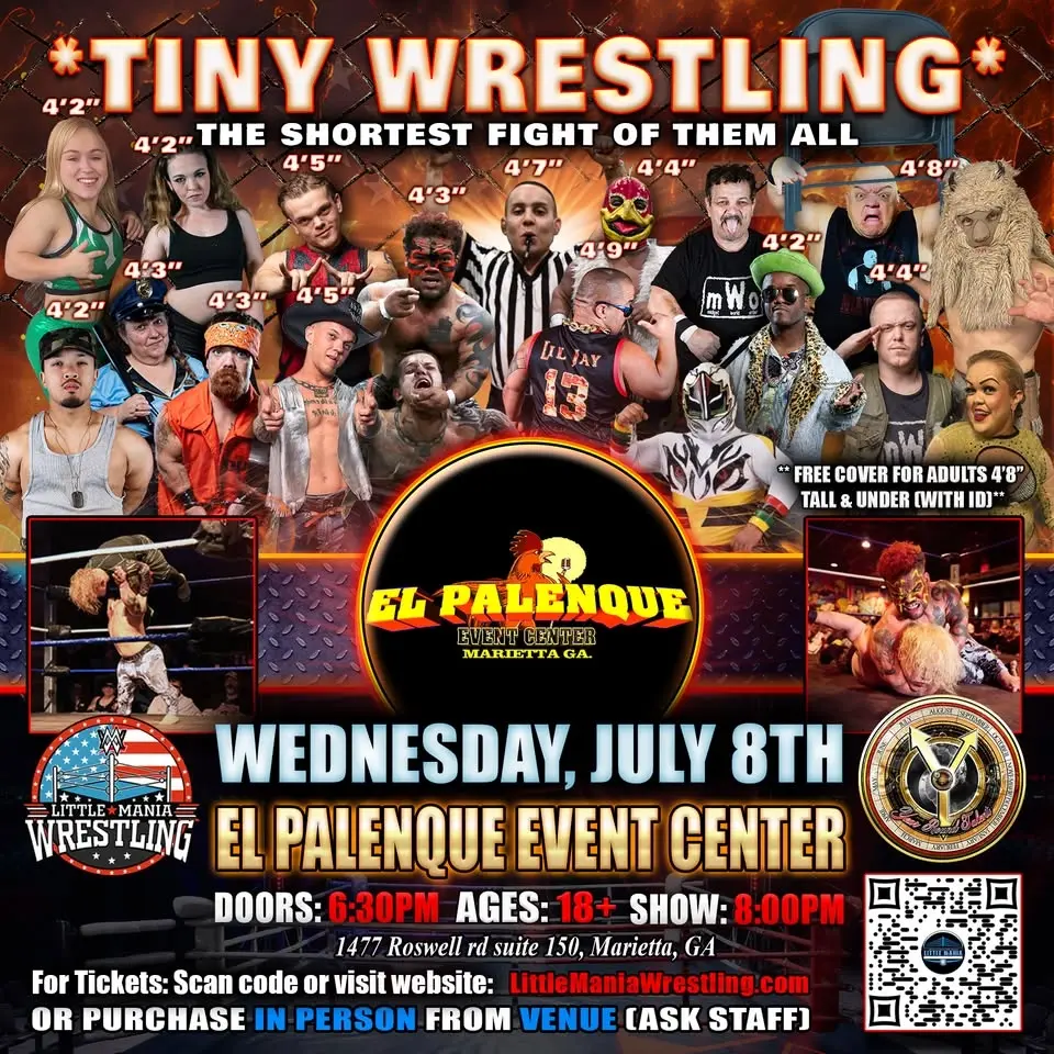 Marietta, GA - Mini Wrestling All * Stars @ El Palenque Events "The Shortest Fight of Them All!"