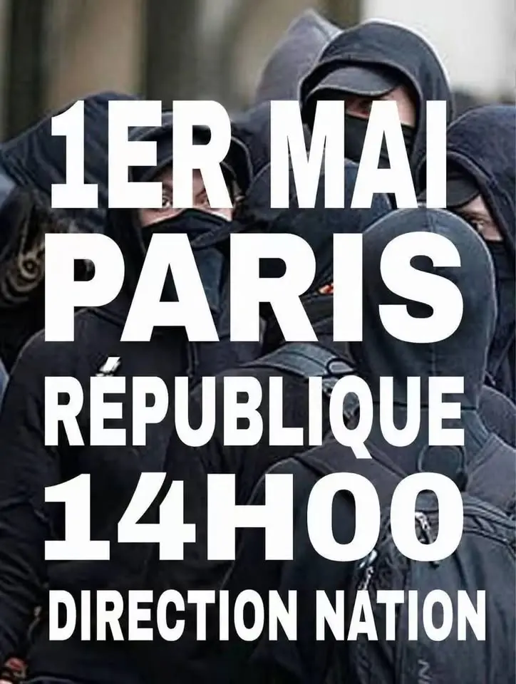 GRANDE MANIFESTATION DU 1ER MAI 2026 À PARIS !!!