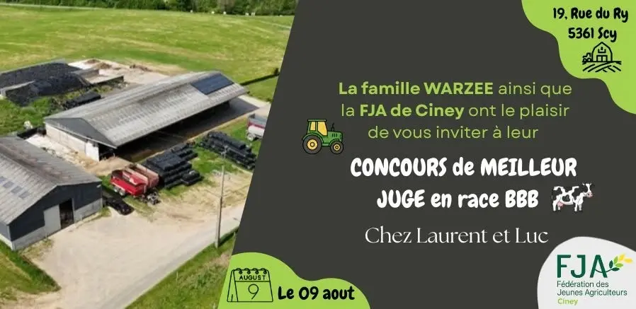 CMJ BBB - CMA de la FJA de Ciney 🐮🌾