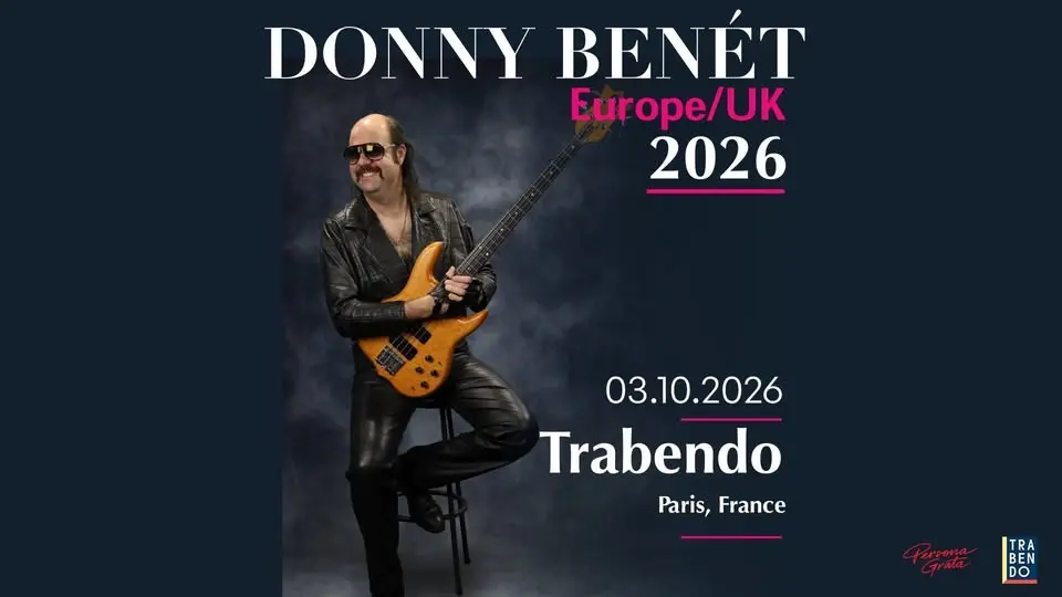 Donny Bénet + Guest @ Le Trabendo PARIS (Samedi 03 Octobre 2026)