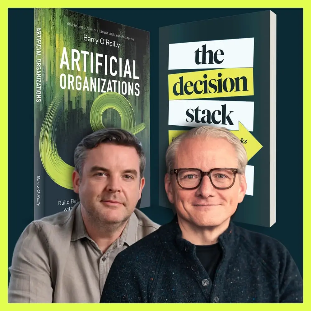 What to Keep, What to Leave Behind: An evening with Barry O'Reilly and Martin Eriksson on leadership and strategy in the AI era.
