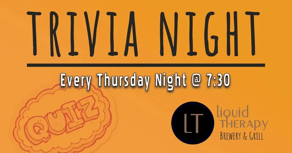 Trivia Thursday at Liquid Therapy!
