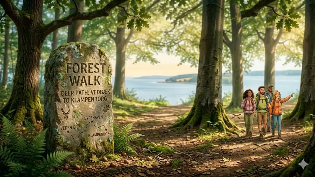 🌿 Forest Walk: Vedbæk → Dyrehaven → Klampenborg 🦌