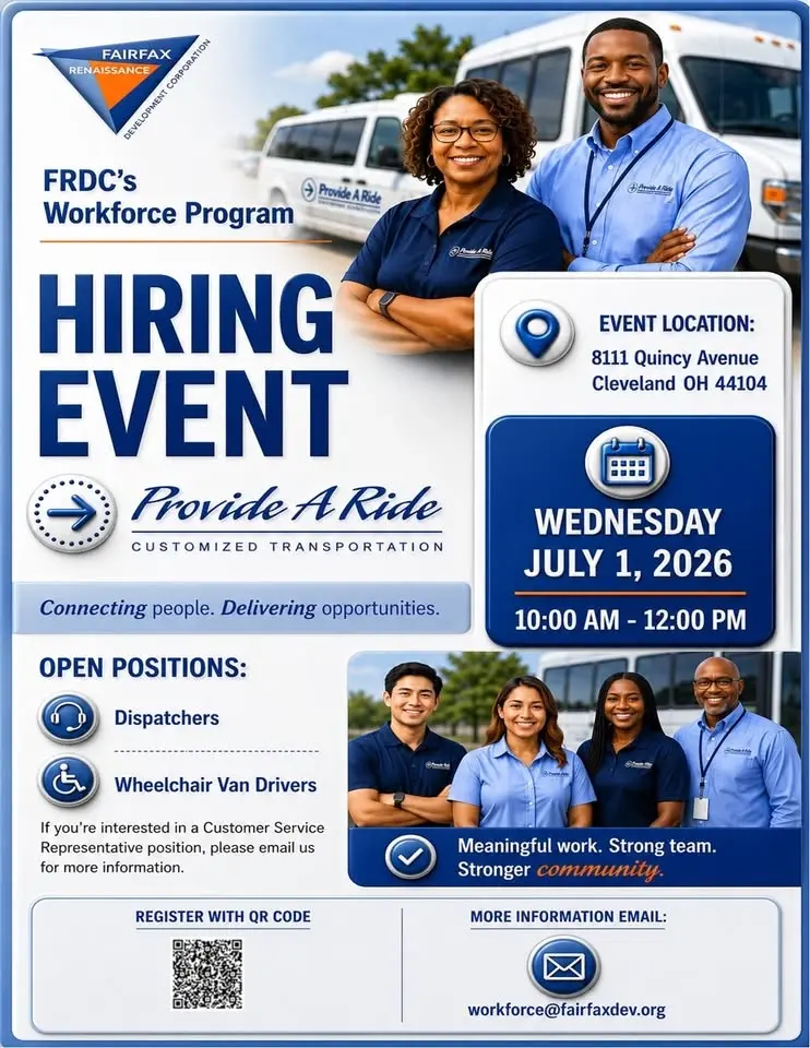 Provide A Ride Hiring Event at FRDC