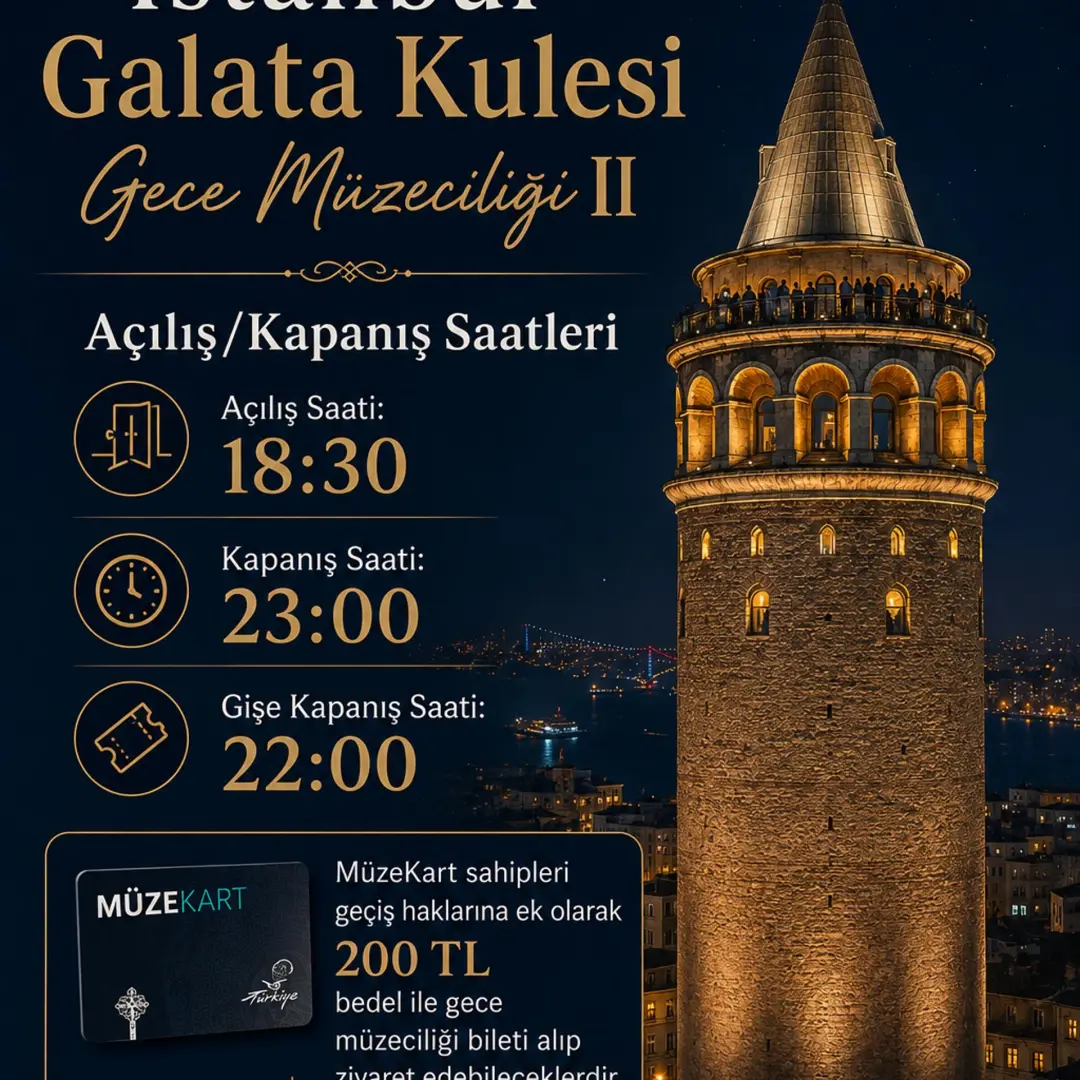 Galata Kulesi Gece Müzeciliği