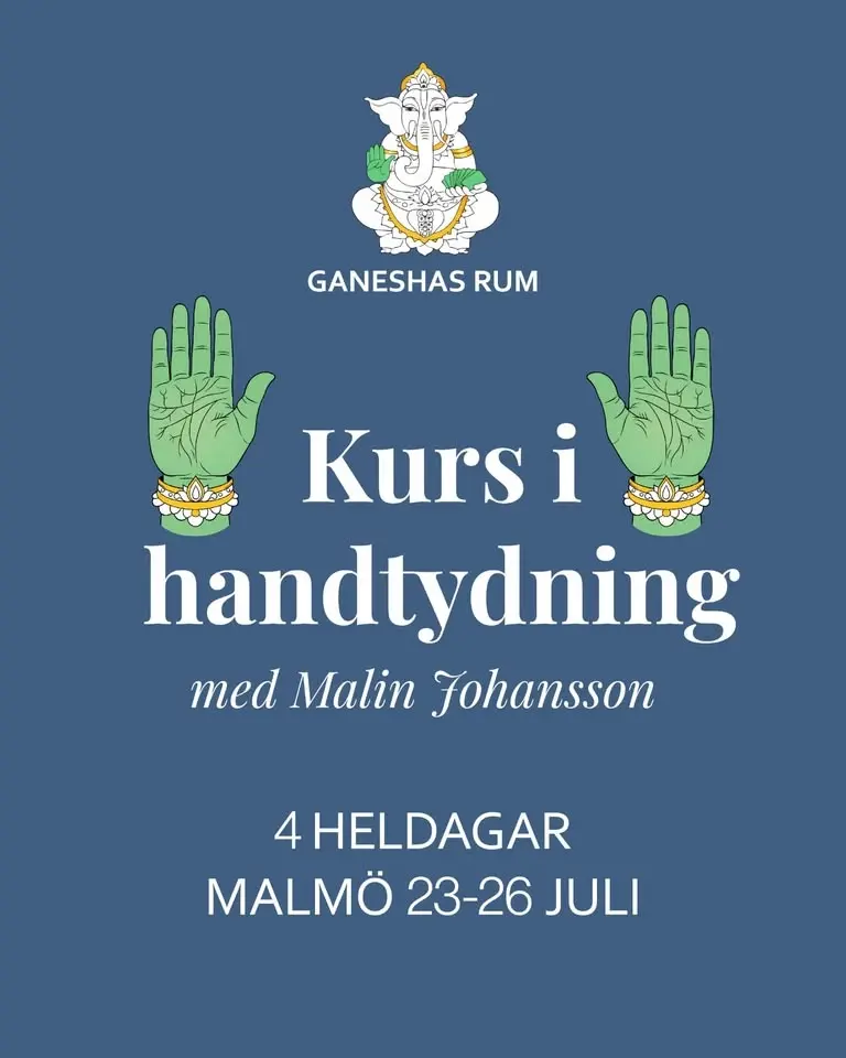 Handtydningskurs 4 dagar i Malmö med Malin Johansson
