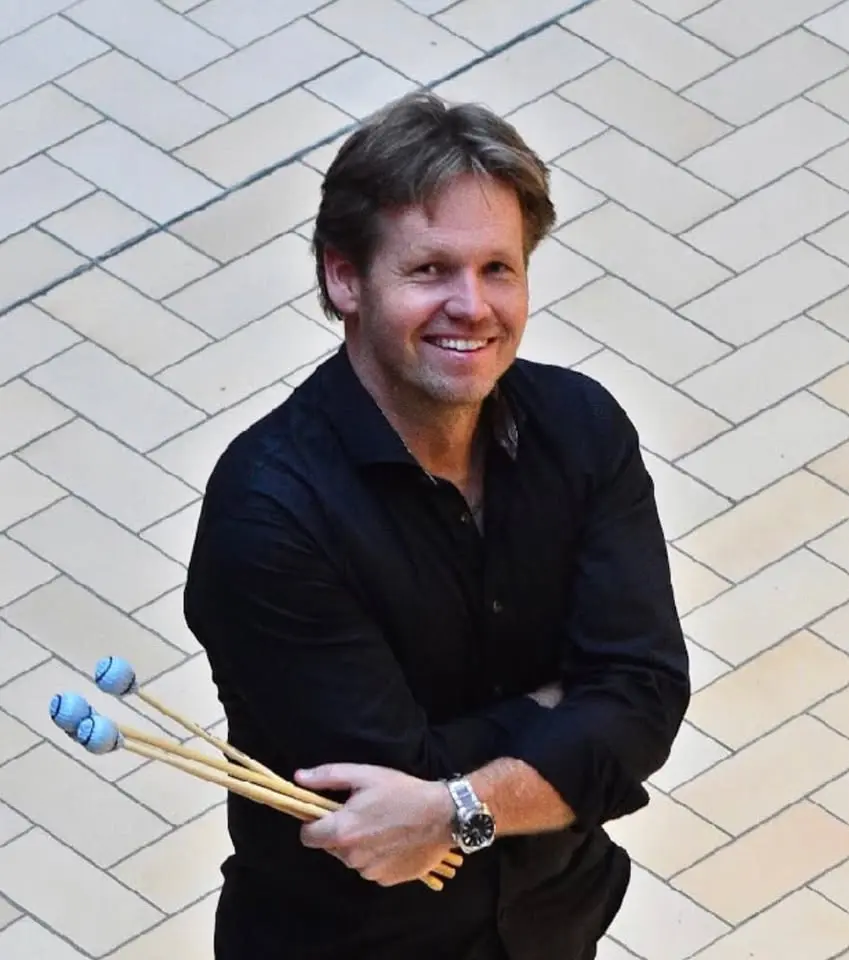 Slagverksworkshop med Fredrik Duvling.