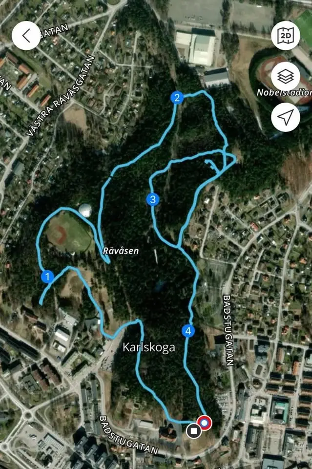 U turn trail