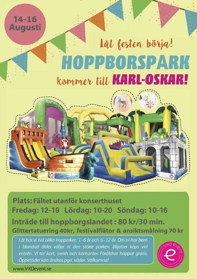 Två Hopparker på KarlOskar i konserhusparken! 