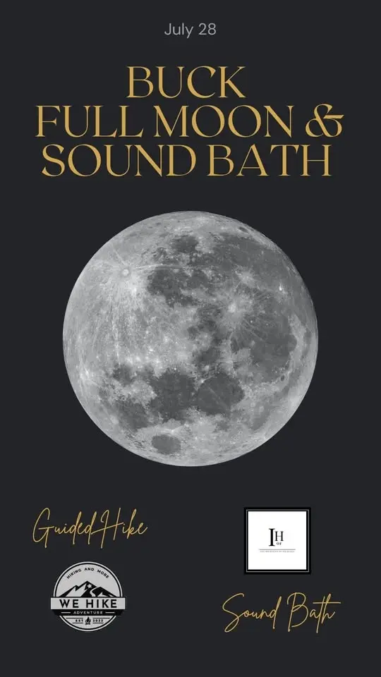 Lunar Pathways Full Moon Urban Hike and Sound bath 
