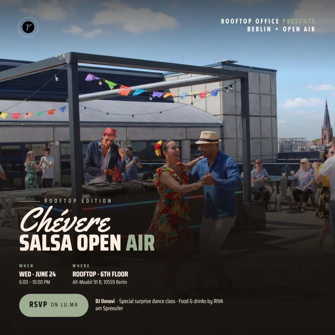 🌴 Chévere Rooftop Edition – Salsa Open Air Party