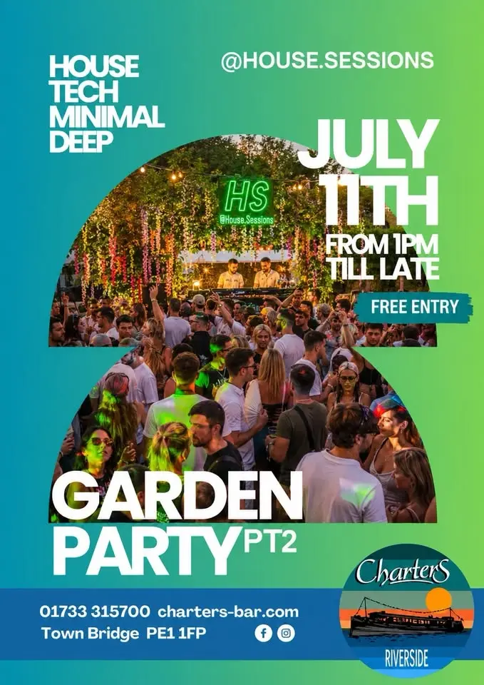 House.Sessions present GARDEN PARTY PT2 @Charters