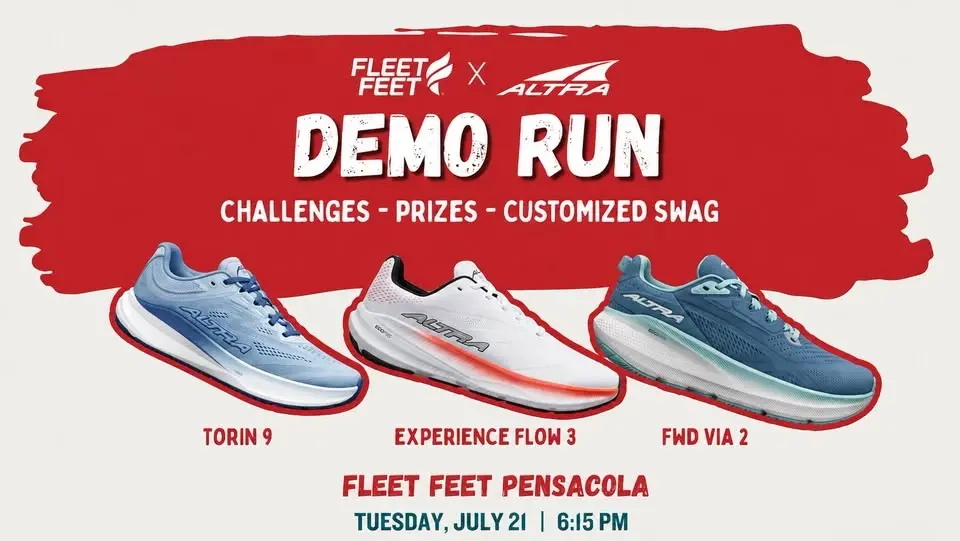 Altra Demo Run: NEW Torin 9, Experience Flow 3, Fwd Via 2