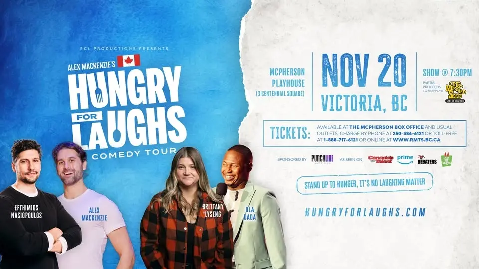 Victoria, BC- Hungry For Laughs Comedy Tour