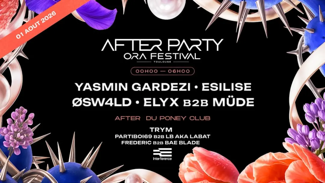 Ora Festival After Party - 01 Août : Yasmin Gardezi