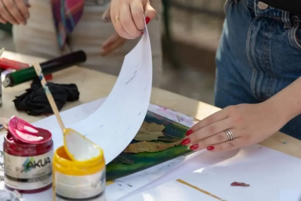 Bloom in Print: Gel Press and Botanicals Workshop