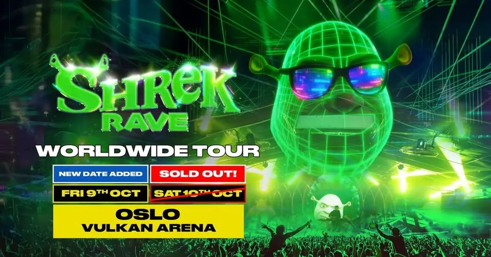 Shrek Rave Is Coming To Oslo! 2nd DATE!