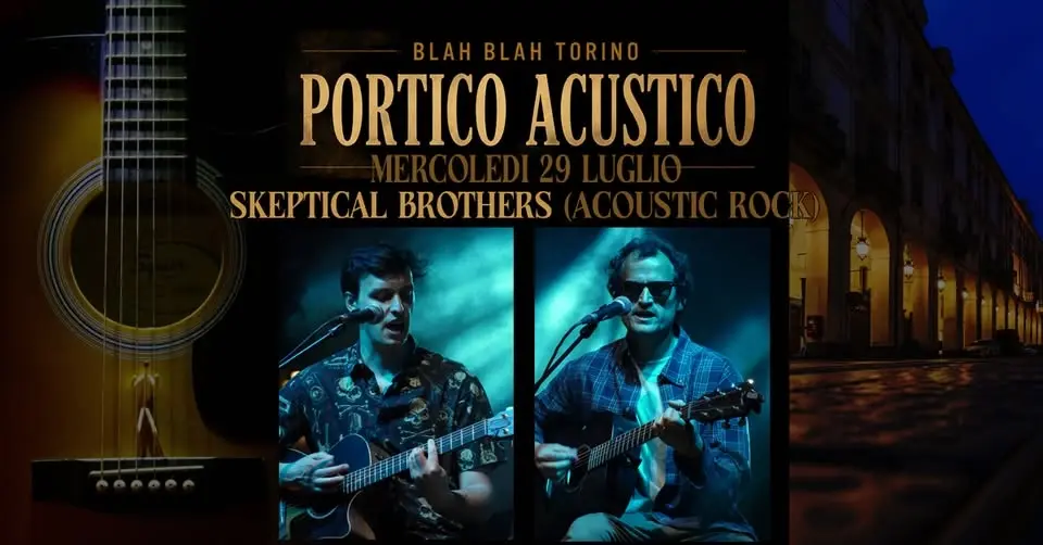 SKEPTICAL BROTHERS (acoustic rock) live PORTICO ACUSTICO // BLAH BLAH